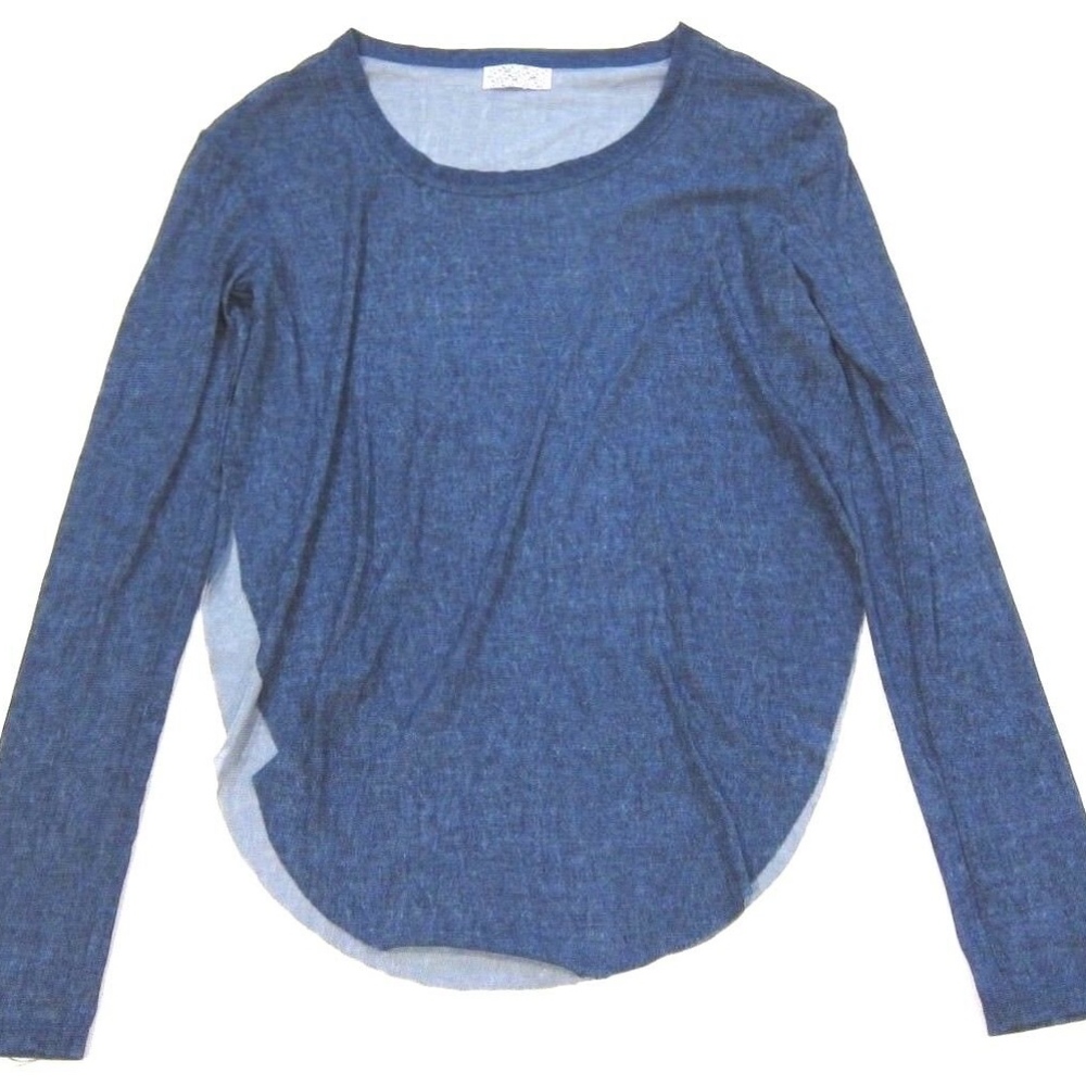 Lucca Couture Nylon Sheer Long Sleeve Shirt